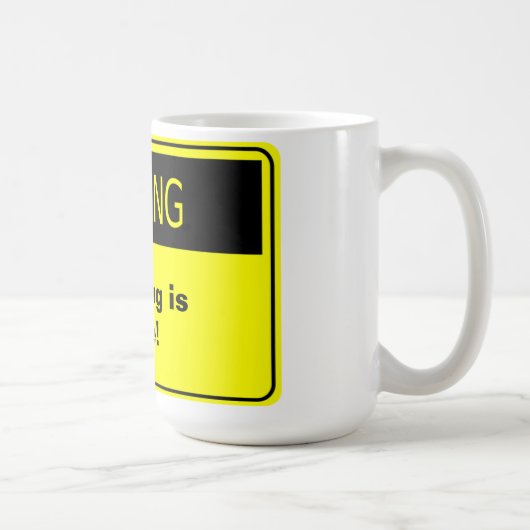 このマグは私の物です! コーヒーマグカップ (右)