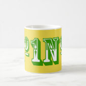 このマグカップがナンバーワンを示している コーヒーマグカップ (中央)