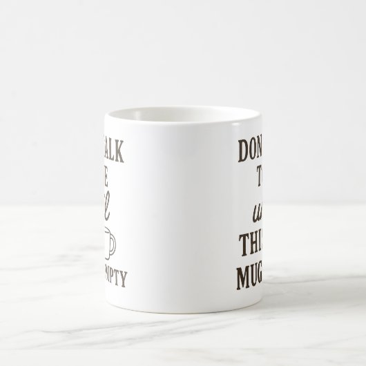 このマグカップが空になるまで私と話してはいけないおもしろい- コーヒーマグカップ (中央)
