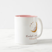 このマグカップのような月明かり、太陽の光と朝 ツートーンマグカップ (正面右)