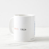 このマグカップのインポート コーヒーマグカップ (正面左)