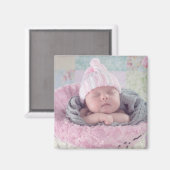 このマグネットにベビーの写真を追加 マグネット (正面/裏面)