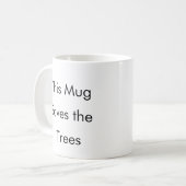 このマグ救ザ・ツおもしろいリーのコーヒーマグ コーヒーマグカップ (正面左)