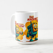 このマシンコーヒーマグ コーヒーマグカップ (正面左)