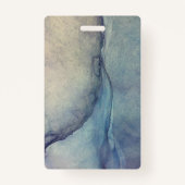 このマスクの後ろで笑ってる！青紫 バッジ (裏面)