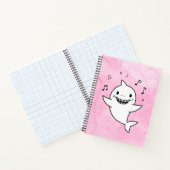 このマパーソナライズされたマザメは波を立てる ノートブック (内部)