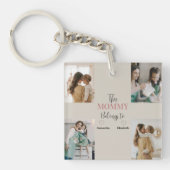 このママが属している – カスタム写真集 | キーホルダー (正面)