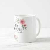 このママが属している – パーソナライズされたフローラマグwi コーヒーマグカップ (正面右)