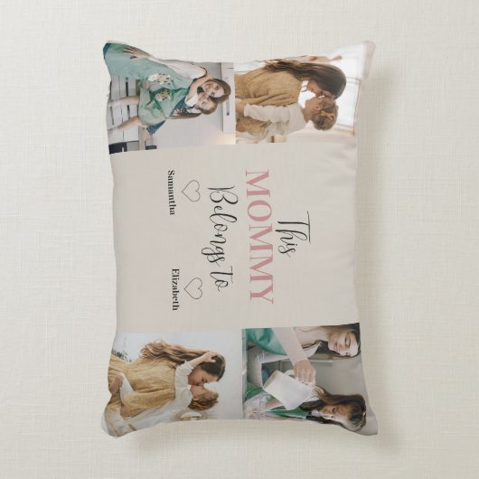 このママが所有する – アパーソナライズされたクセント枕 アクセントクッション (正面(垂直))