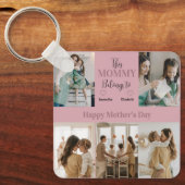 このママの所属先 – 写真パーソナライズされた | キーホルダー (正面)