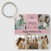 このママの所属先 – 写真パーソナライズされた | キーホルダー (正面)