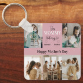 このママの所属先 – 写真パーソナライズされた | キーホルダー (正面)