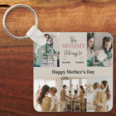 このママの所属先 – 写真パーソナライズされた | キーホルダー (正面)