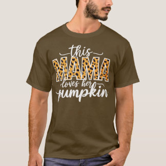 このママはカボチャが大好き Tシャツ