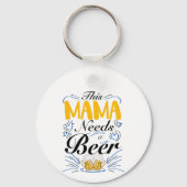 このママはビールが要おもしろいる キーホルダー (裏面)