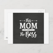 このママはボス ポストカード (正面/裏面)