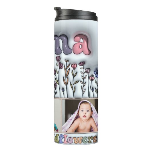 このママはワイルドフラワーの子どもたちの写真が大好き タンブラー (回転右)