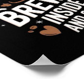 このママは中も外もBREW-TIFUL! ポスター (角)