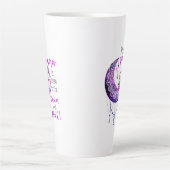このママは月と背中に愛されている カフェラテマグ (正面)