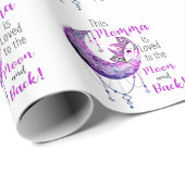 このママは月と背中に愛されている ラッピングペーパー (ロールコーナー)