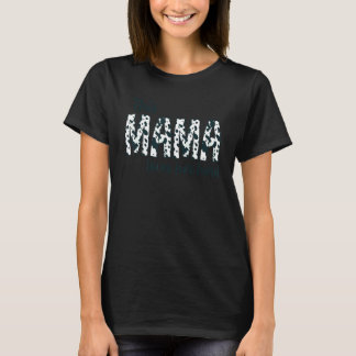 このママは里親の日の牛のパターンが大好き Tシャツ