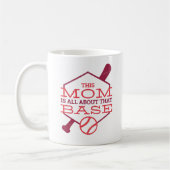 このママは野球の基本おもしろいの母親の事だ コーヒーマグカップ (左)