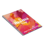 このママ祈りオレンジとピンクの祈りの言葉ジャーナル ノートブック (右側)