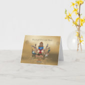 このマム得カーすごいドを持っている – 空白の カード (黄色い花)