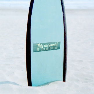 このマーメイドは海バインドカスタムバンパーステッカー バンパーステッカー