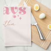 このマ祈マ – ボ素朴ホデザイン キッチンタオル (四つ折り)