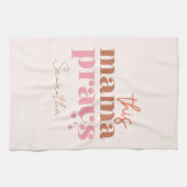 このマ祈マ – ボ素朴ホデザイン キッチンタオル (横)