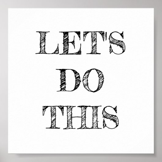 このミニマリストのポスターを作ろう ポスター (正面)