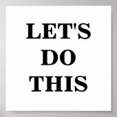 このミニマリストのポスターを作ろう ポスター (正面)