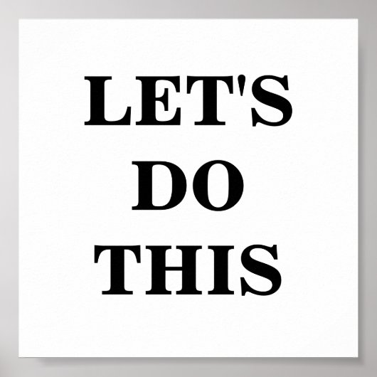 このミニマリストのポスターを作ろう ポスター (正面)