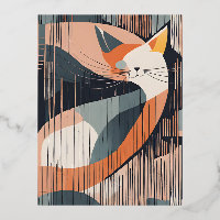 このミニマルなベクターキャットアートがスカンジナビアで大好き