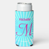 このムスクストップシェン | スプーン自由主義のミーム スリム缶クーラー (Seltzer裏面)