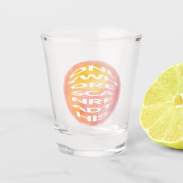 このメッセージを読めるのは売春婦だけ ショットグラス