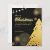 このメリークリスマスノートカードの愛 ノートカード (裏面)