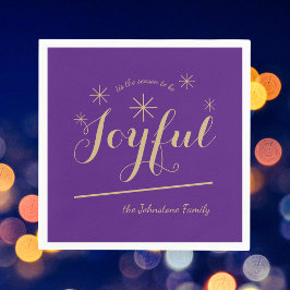 このモダンシーズンは楽しい名前シックな紙 スタンダードカクテルナプキン