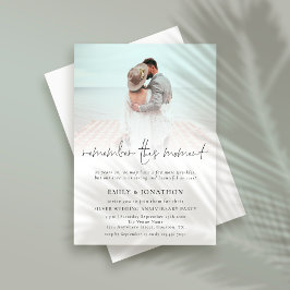 このモダン瞬間記念日のパーティーを記憶 招待状