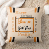 このモチベーション得はオレンジ・ブラック クッション (ブランケット)