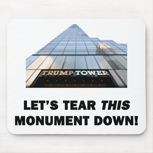 このモニュメントを壊そう マウスパッド (正面)