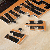 このヤギの蹴りを立てて下さい ジグソーパズル (側面)