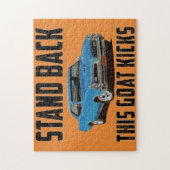 このヤギの蹴りを立てて下さい ジグソーパズル (縦)