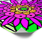 このユニコーンと妖精お洒落に名前を追加 ポスター (角)