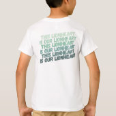 このライオンハート型Tシャツ Tシャツ (裏面)