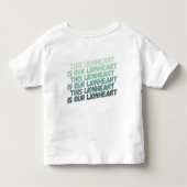 このライオンハートTシャツ（幼児） トドラーTシャツ (裏面)