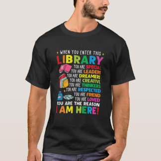 このライブラリを入力する際のリーダー引用文 Tシャツ