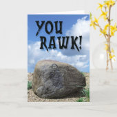 このラウク!グリーティングカード カード (黄色い花)