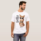 このラマは君のドラマギフトを欲しくない Tシャツ (正面フル)